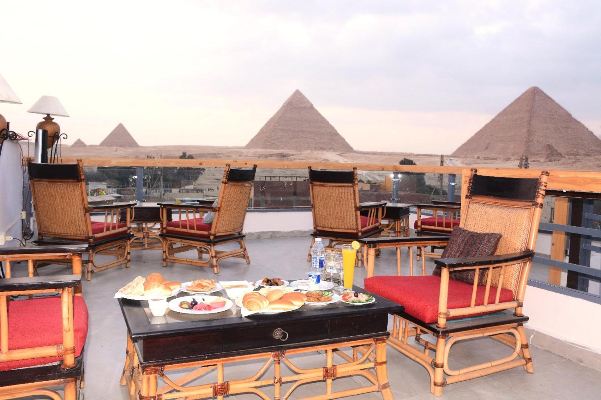Nun Pyramids Inn Kafrat al Jabal Exterior photo